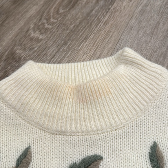 Vintage Alfred Dunner knit embroidered jumper sweater like love shack fancy - Picture 7 of 8